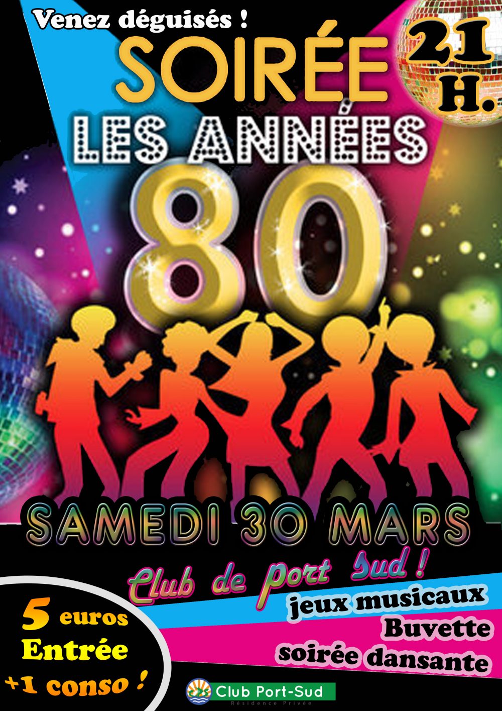 Soirée: Les années 80 (2019) | Club Port-Sud
